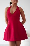 Pandora Structured Mini Dress | Red image