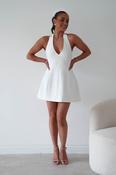 Pandora Structured Mini Dress | White image