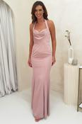 Piper Soft Satin Gown | Mauve image