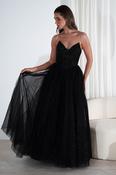 Priscilla Princess Glitter Gown | Black image