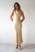 River Backless Maxi Dress | Sand image