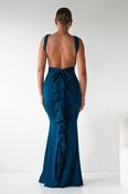 Samantha Bow Detail Maxi Dress | Teal image