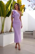 Sydney Bodycon Maxi Dress | Lilac image