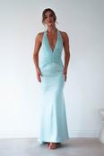 Austin Bodycon Halterneck Maxi Dress | Mint image