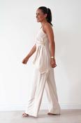 Bridget Asymmetric Co-Ord Set | Cream