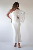 Sylvana Silky Maxi Dress | Ivory