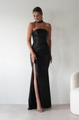 Elysia Sequin Embellished Bodice Gown | Black
