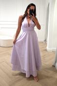 Makaila Halterneck Chiffon Midaxi Dress | Lilac image