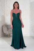 Sabrina Diamante Gown | Emerald Green image