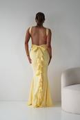 Samantha Bow Detail Maxi Dress | Yellow image