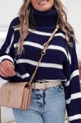 Catalina Striped Jumper | Navy image