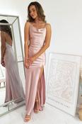 Love Silky Satin Gown | Blush image