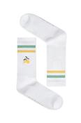 Greenbomb Lemon (Tennis Socks/Socks) | White image