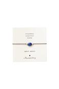 A Beautiful Story Gemstone Card Lapis Lazuli Bracelet