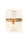 A Beautiful Story Sari Wrap Bracelet Citrine image