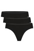 Bamboo Basics Lola Ladies BB Knitted Thongs 3-pack image