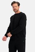 Bamboo Basics Mens Mike Black Knitted Sweater