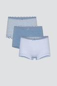 Comazo Fairtrade Girl Hipster Pants - 3 Pack image