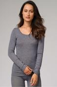 Comazo Wool Silk Dark Blue Shirt image
