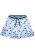 Enfant Terrible Skort with Horse All-Over Print in White-Jade