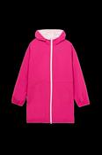 Flotte Amelot Fuschia Long Raincoat in XL image