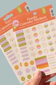 Good Tuesday Family Calendar Stickers | Recycled Paper Stickers