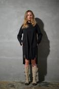 Henriette Steffensen Black Sweat Dress