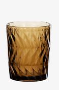 Madam Stoltz Brown Drinking Glass