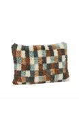 Madam Stoltz Hand Woven Wool Squares Cushion Cover