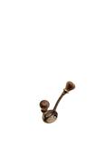 Madam Stoltz Iron Hook w/ Wood TA2348