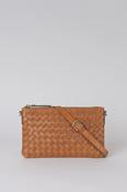 O MY BAG Lexi ­Cognac Woven Classic Leather