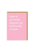 Ohh Deer All Grown Up Buying A House Greeting Card