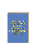 Ohh Deer Grandad - Hearing Aid Greeting Card