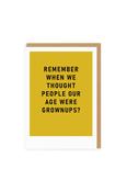 Ohh Deer Remember Grown ups Greeting Card