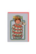 Ohh Deer Snake Hugs Greeting Card