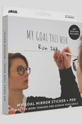 Pikkii 'My Goal This Week' Mirror Sticker + Pen Vinyl Decal Kit