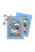 Ohh Deer Stay Positive Jigsaw Greeting Card (A6) image