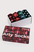 Seasalt Gift Box of 4 Womens Arty Socks Birds in Printmaker Mix