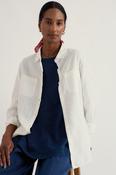 Seasalt Hazel Branch Shirt in Chalk image