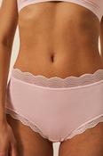 Stripe &amp; Stare High Rise Knicker - Pink-a-Boo