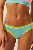 Stripe &amp; Stare Knicker - Bubblegum / Lemon