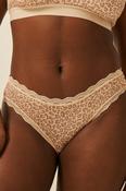 Stripe &amp; Stare Knicker - Neutral Leopard Sand