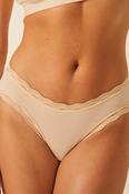 Stripe &amp; Stare Knicker - Sand