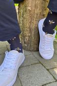 Swole Panda Navy Bumblebee Socks