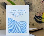 The Pear in Paper If Your Ship Doesn't Come In image