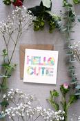 Una Heaney Designs Hello Cutie Card