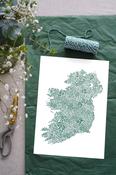 Una Heaney Designs Ireland in Green Print