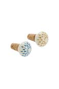 Madam Stoltz Hand-Painted Stoneware Bottle Stopper