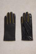 White Stuff Carrie Leather Gloves in Pure Black