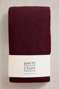 White Stuff Patty Plain Dark Plum Tights